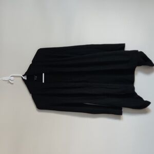 Theory Black Open Front Cardigan Size P/TP
